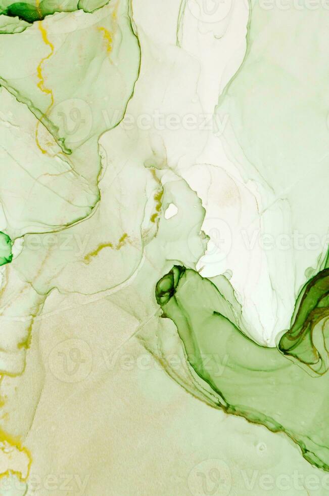 The picture is painted in alcohol ink. Creative abstract artwork made with translucent ink colors. Trendy wallpaper. Abstract painting, can be used as a background for wallpapers, posters, websites. photo