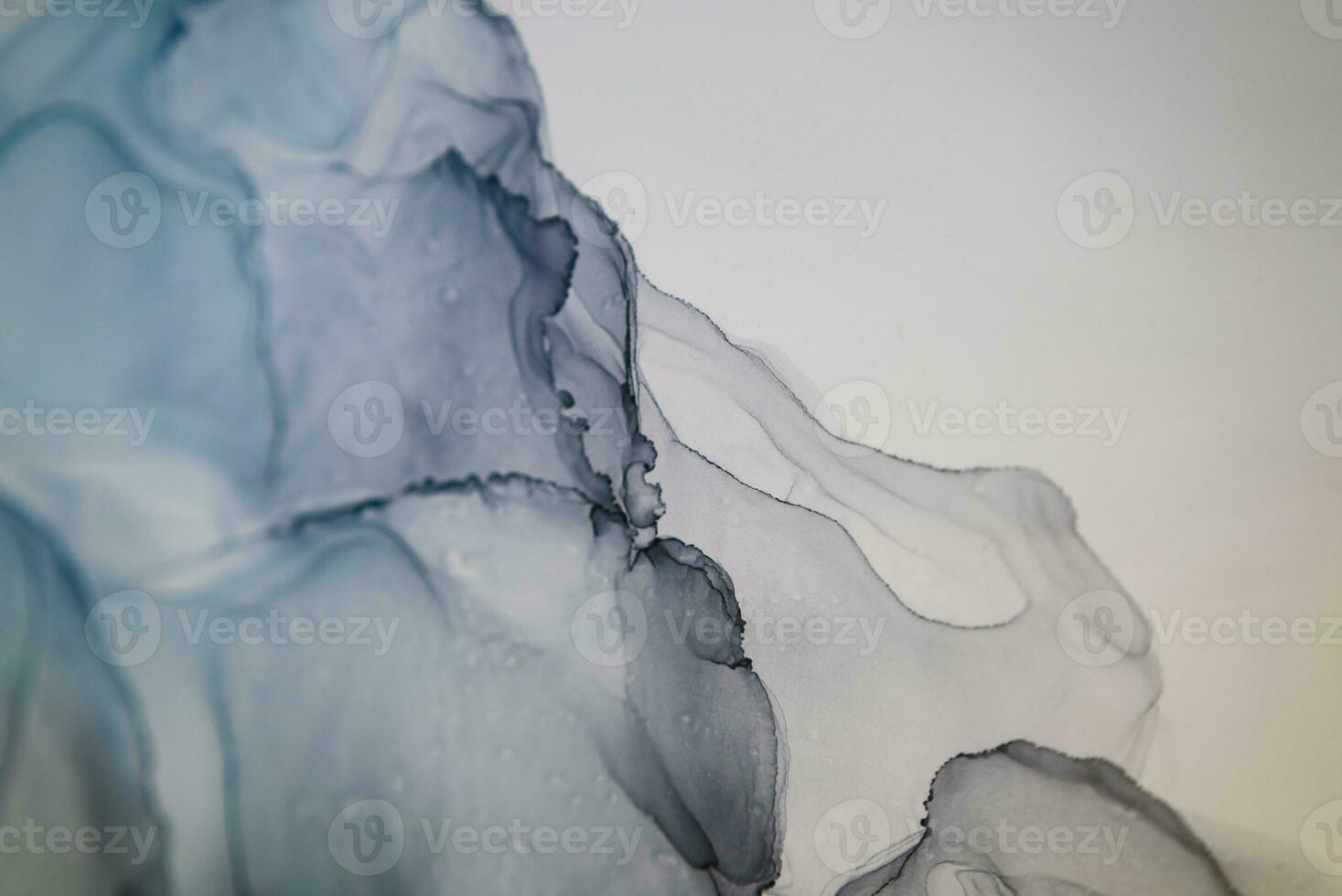 Alcohol ink sea texture. Contemporary art. Abstract art background. Multicolored bright texture. Fragment of artwork. Modern art. Inspired by the sky, as well as steam and smoke. Trendy wallpaper. photo