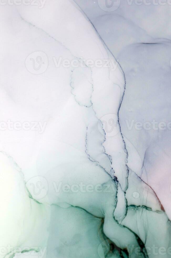 Part of original alcohol ink painting. Modern art. Abstract colorful background, wallpaper. Marble texture. Fluid Art for modern banners, ethereal graphic design. photo