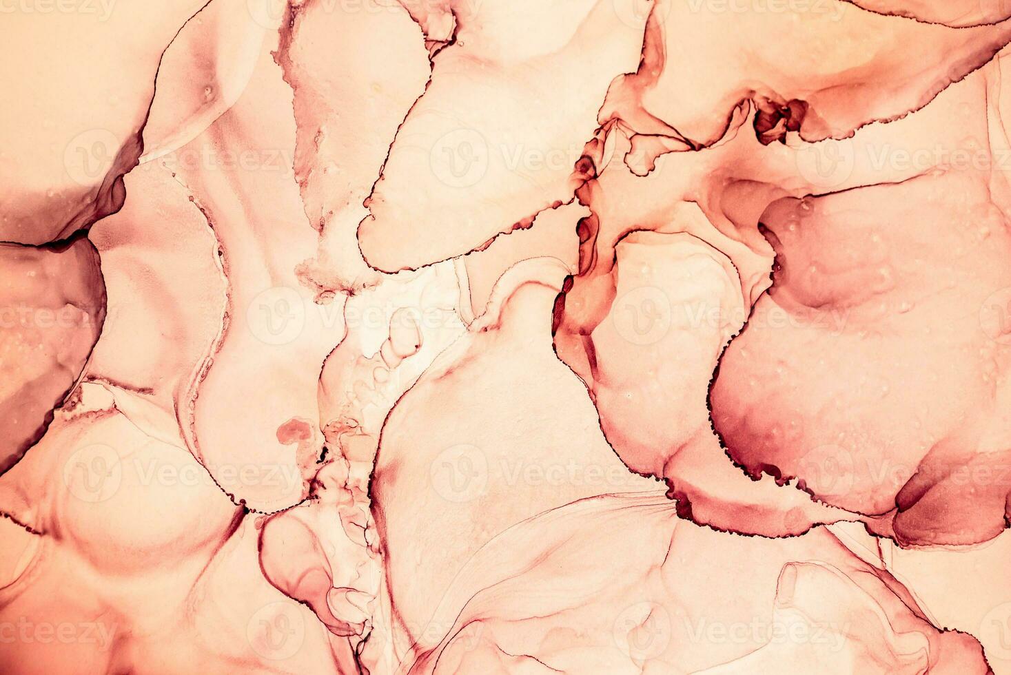 The picture is painted in alcohol ink. Creative abstract artwork made with translucent ink colors. Trendy wallpaper. Abstract painting, can be used as a background for wallpapers, posters, websites. photo