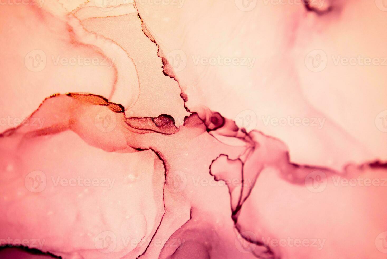 The picture is painted in alcohol ink. Creative abstract artwork made with translucent ink colors. Trendy wallpaper. Abstract painting, can be used as a background for wallpapers, posters, websites. photo