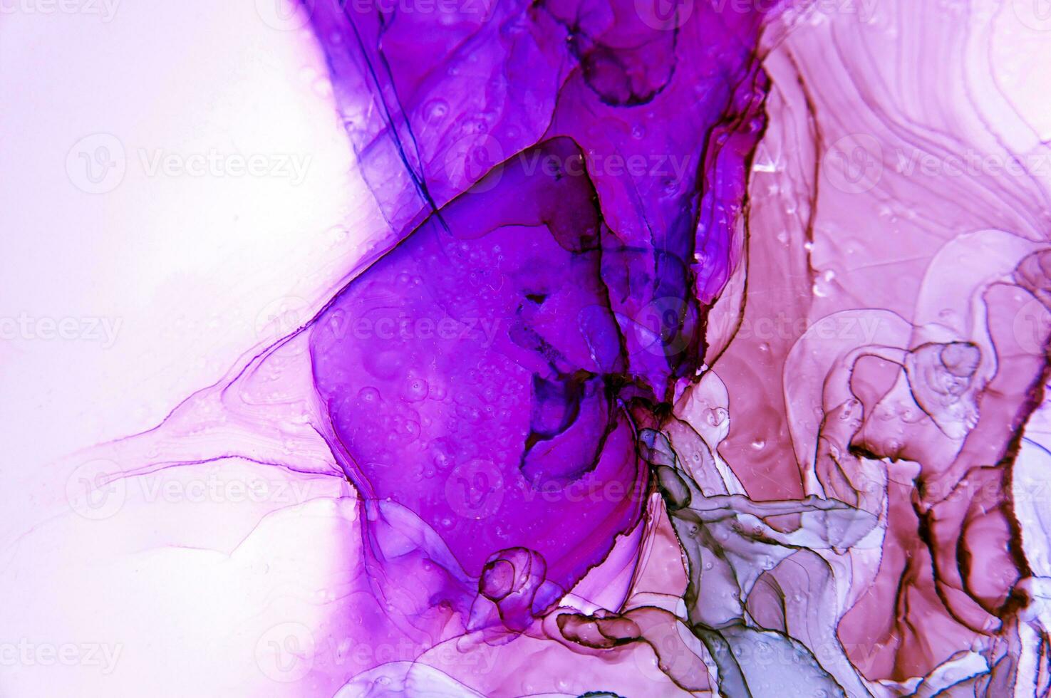 Ink colors are amazingly bright, luminous, translucent, free-flowing, and dry quickly. Abstract artwork. Trendy wallpaper. Natural pattern, luxury. Art for your design project. Transparent creativity. photo