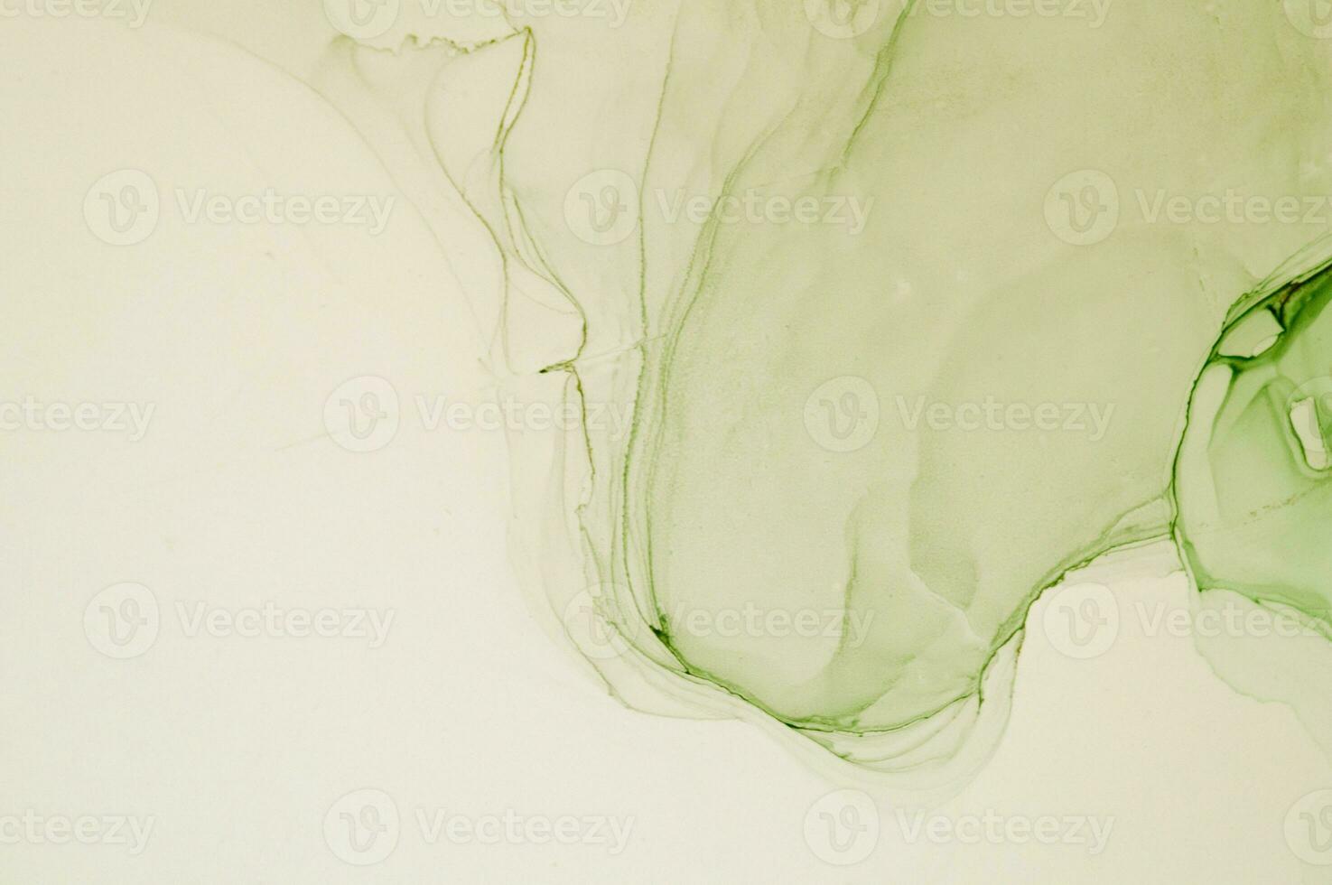 Abstract created using the technique of Alcohol ink. Macro photography of the smallest details of a panting. The panting shows how overflows of shades and colors of paint resemble space motifs. photo