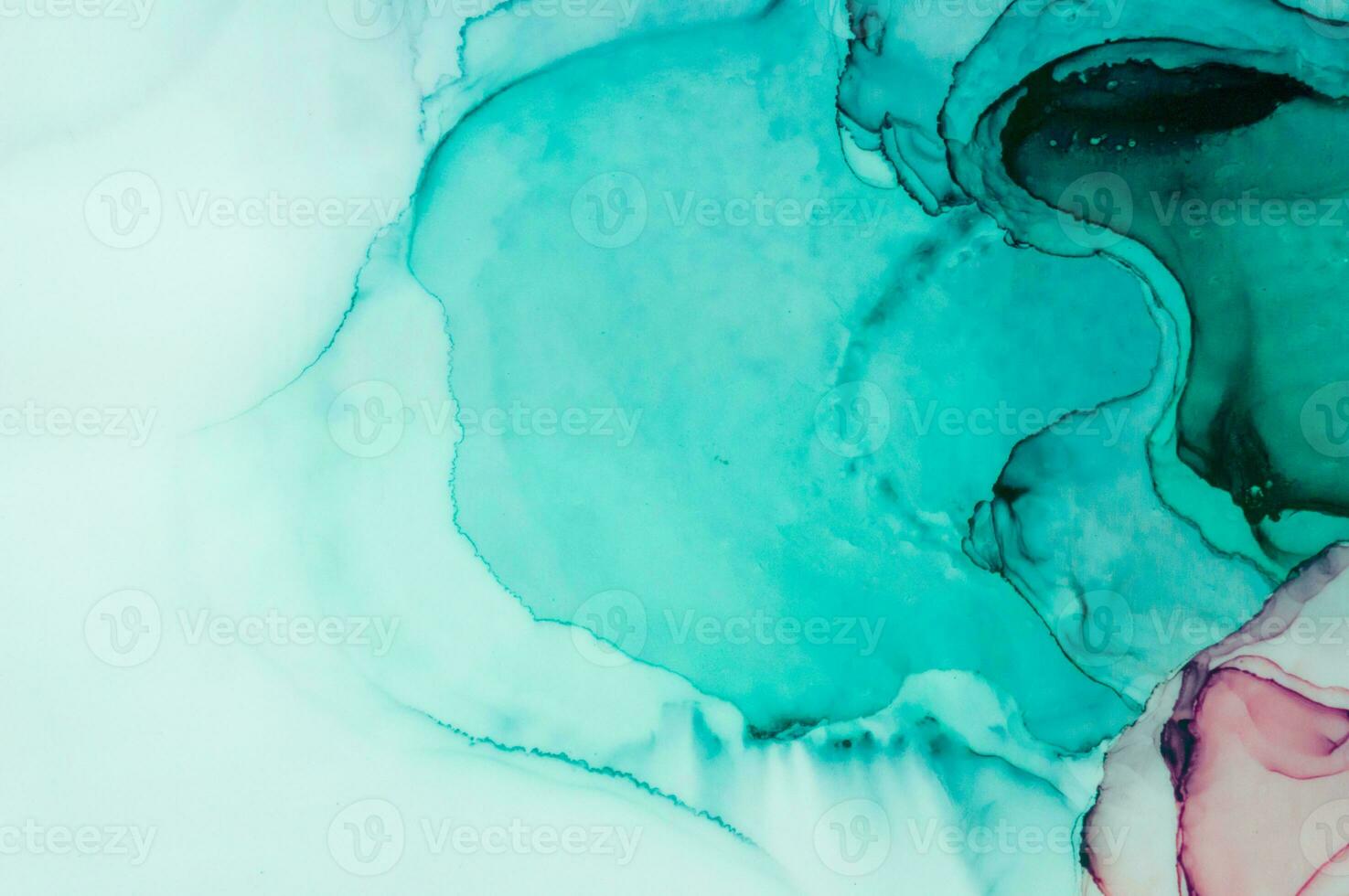 Part of original alcohol ink painting. Modern art. Abstract colorful background, wallpaper. Marble texture. Fluid Art for modern banners, ethereal graphic design. photo