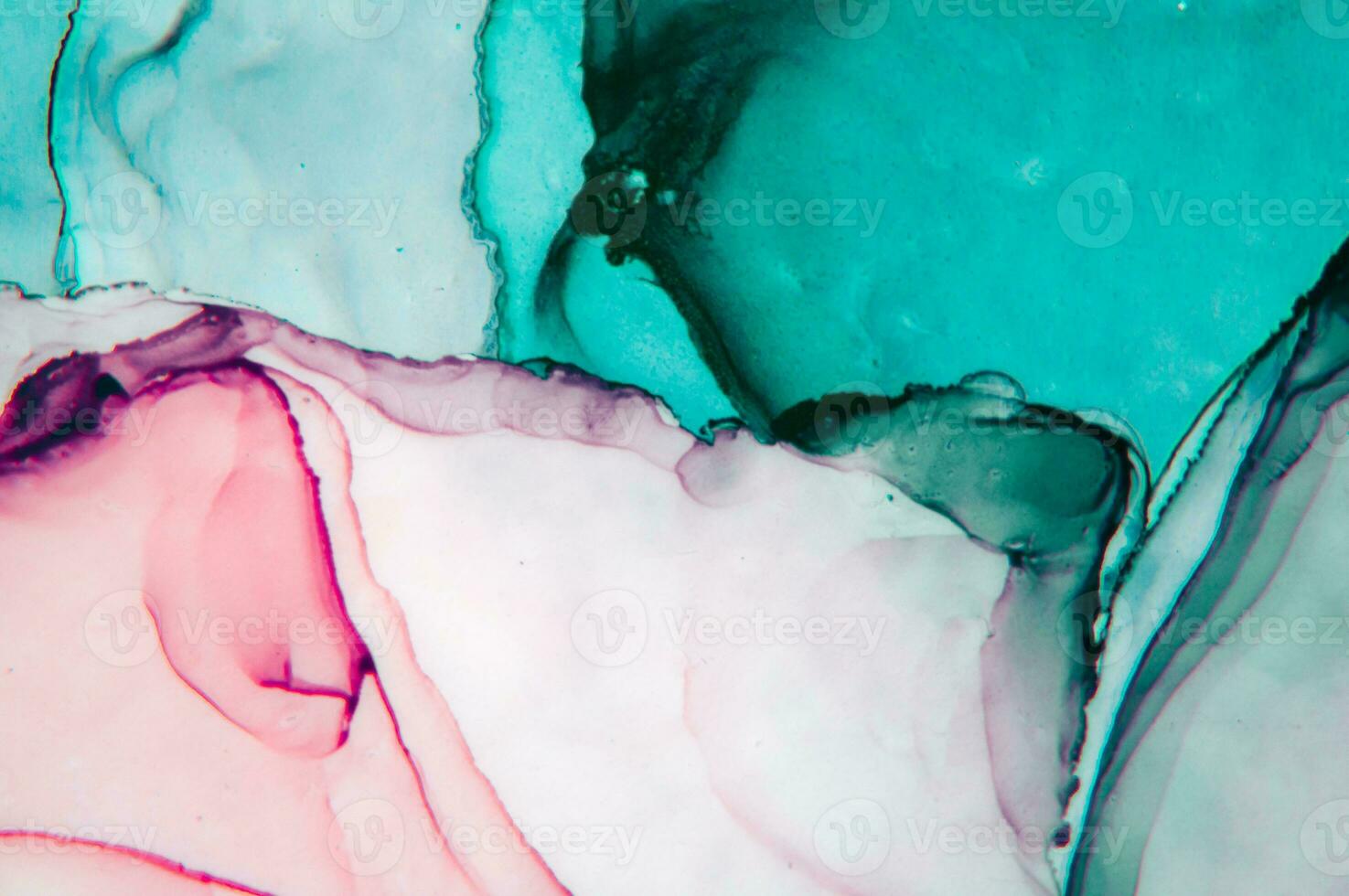 Part of original alcohol ink painting. Modern art. Abstract colorful background, wallpaper. Marble texture. Fluid Art for modern banners, ethereal graphic design. photo