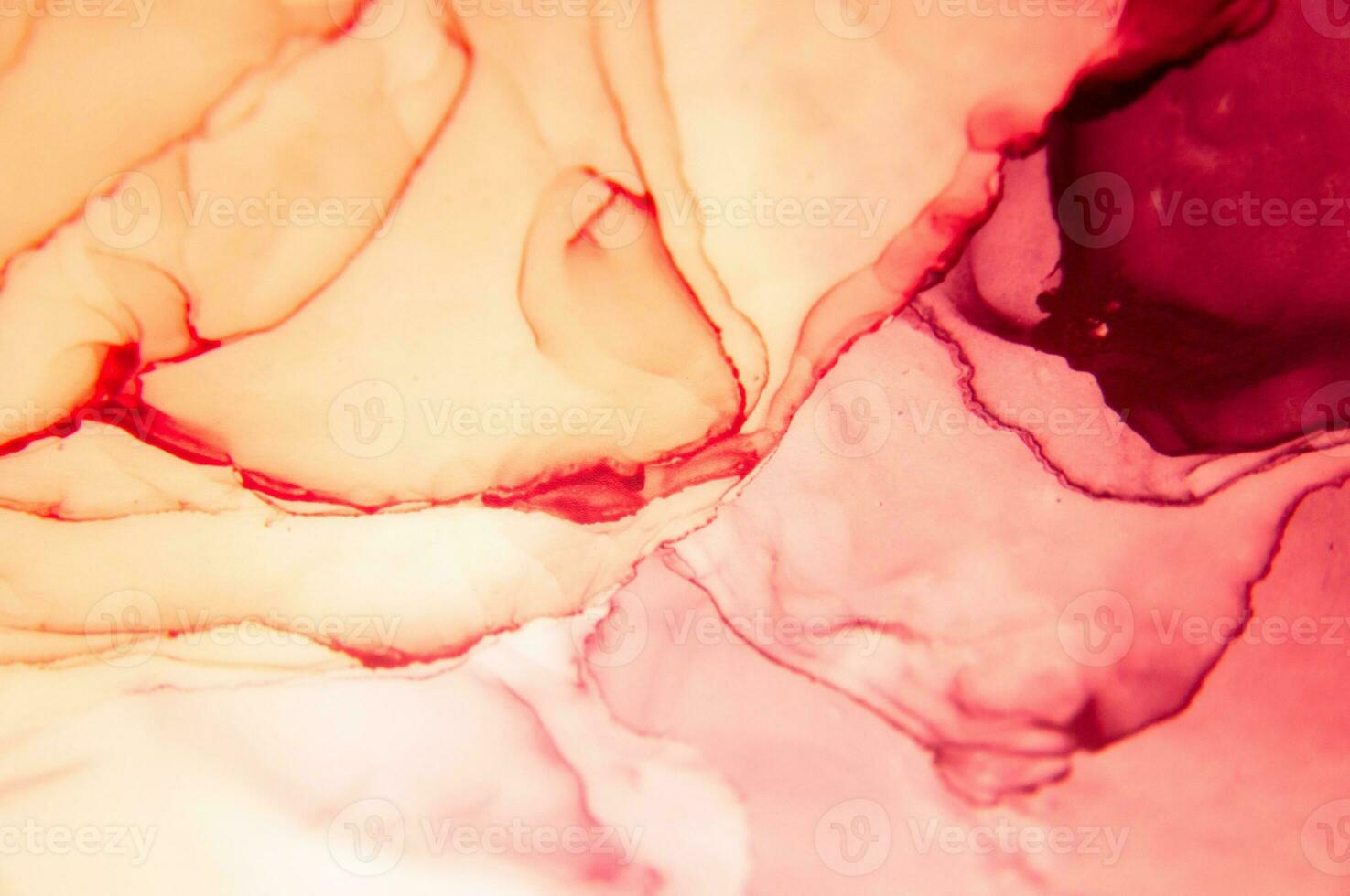 Part of original alcohol ink painting. Modern art. Abstract colorful background, wallpaper. Marble texture. Fluid Art for modern banners, ethereal graphic design. photo