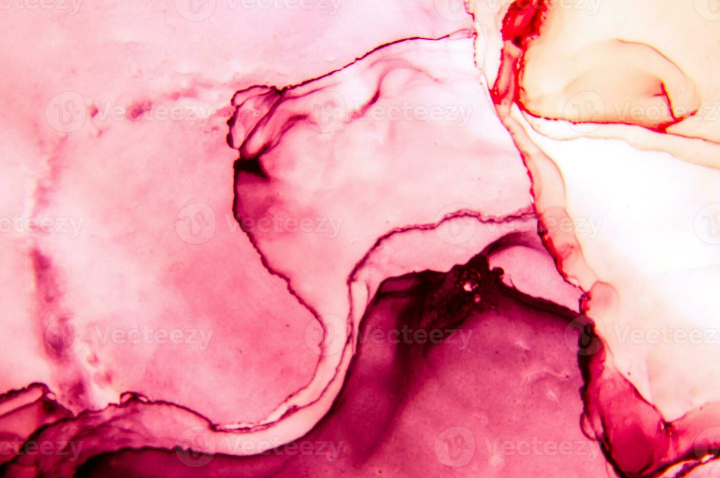 Ink colors are amazingly bright, luminous, translucent, free-flowing, and dry quickly. Abstract artwork. Trendy wallpaper. Natural pattern, luxury. Art for your design project. Transparent creativity. photo