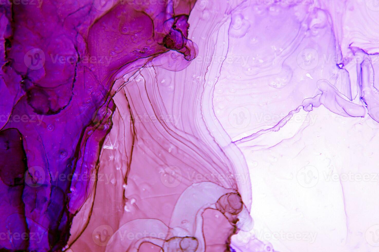 Ink colors are amazingly bright, luminous, translucent, free-flowing, and dry quickly. Abstract artwork. Trendy wallpaper. Natural pattern, luxury. Art for your design project. Transparent creativity. photo