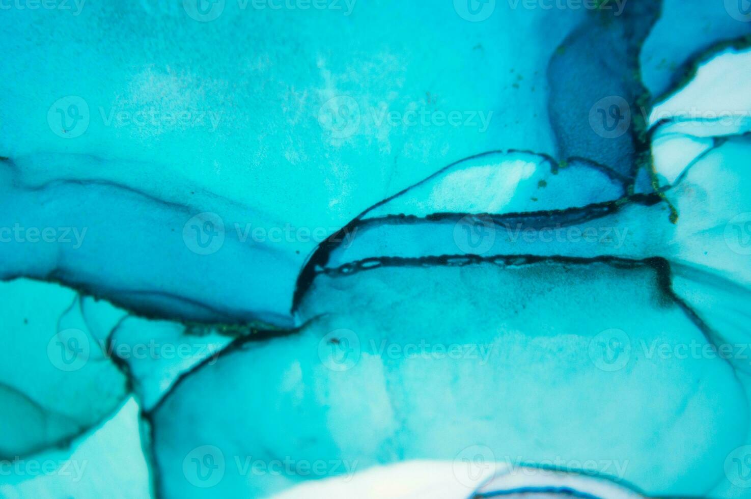 The picture is painted in alcohol ink. Abstraction will perfectly fit into a modern interior. Closeup of the painting. Colorful abstract painting background. photo