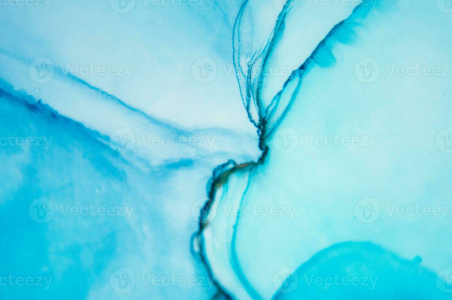 The picture is painted in alcohol ink. Abstraction will perfectly fit into a modern interior. Closeup of the painting. Colorful abstract painting background. photo