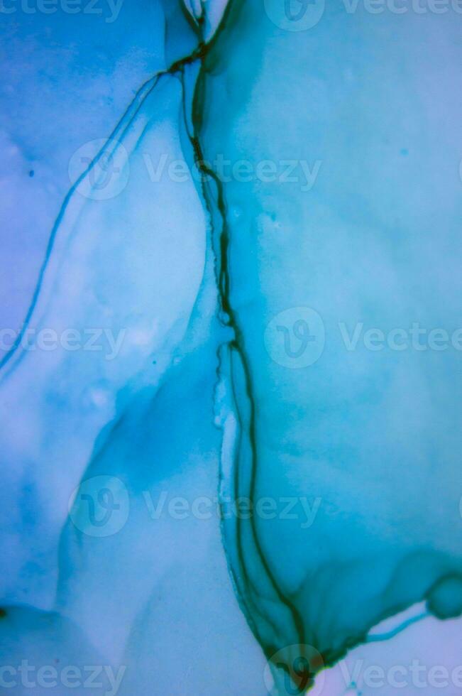 The picture is painted in alcohol ink. Abstraction will perfectly fit into a modern interior. Closeup of the painting. Colorful abstract painting background. photo