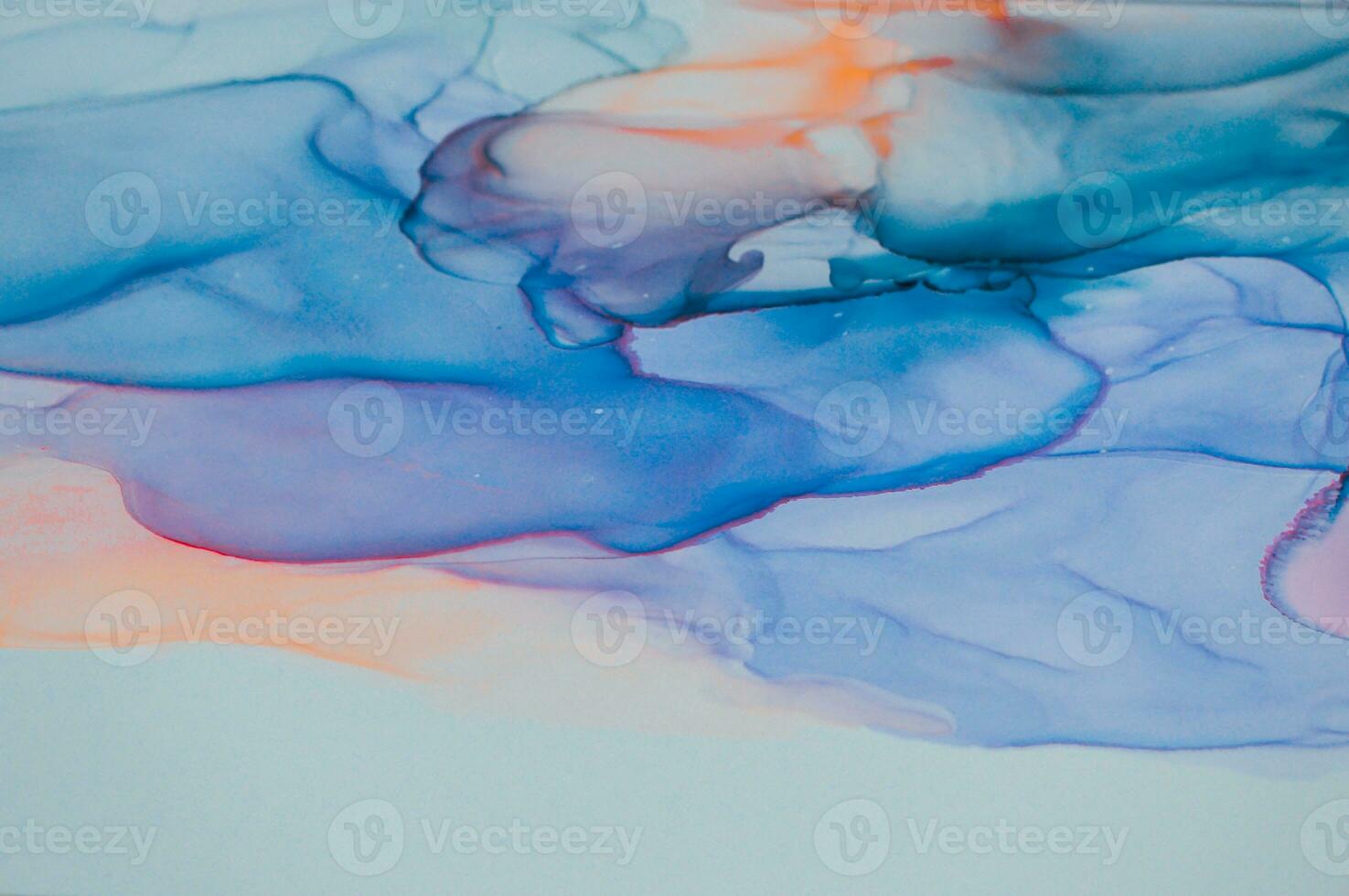 Ink, paint, abstract. Closeup of the painting. Colorful abstract painting background. Highly-textured oil paint. High quality details. Alcohol ink modern abstract painting, modern contemporary art. photo