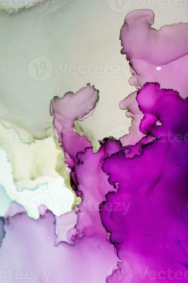 The picture is painted in alcohol ink. Creative abstract artwork made with translucent ink colors. Trendy wallpaper. Abstract painting, can be used as a background for wallpapers, posters, websites. photo