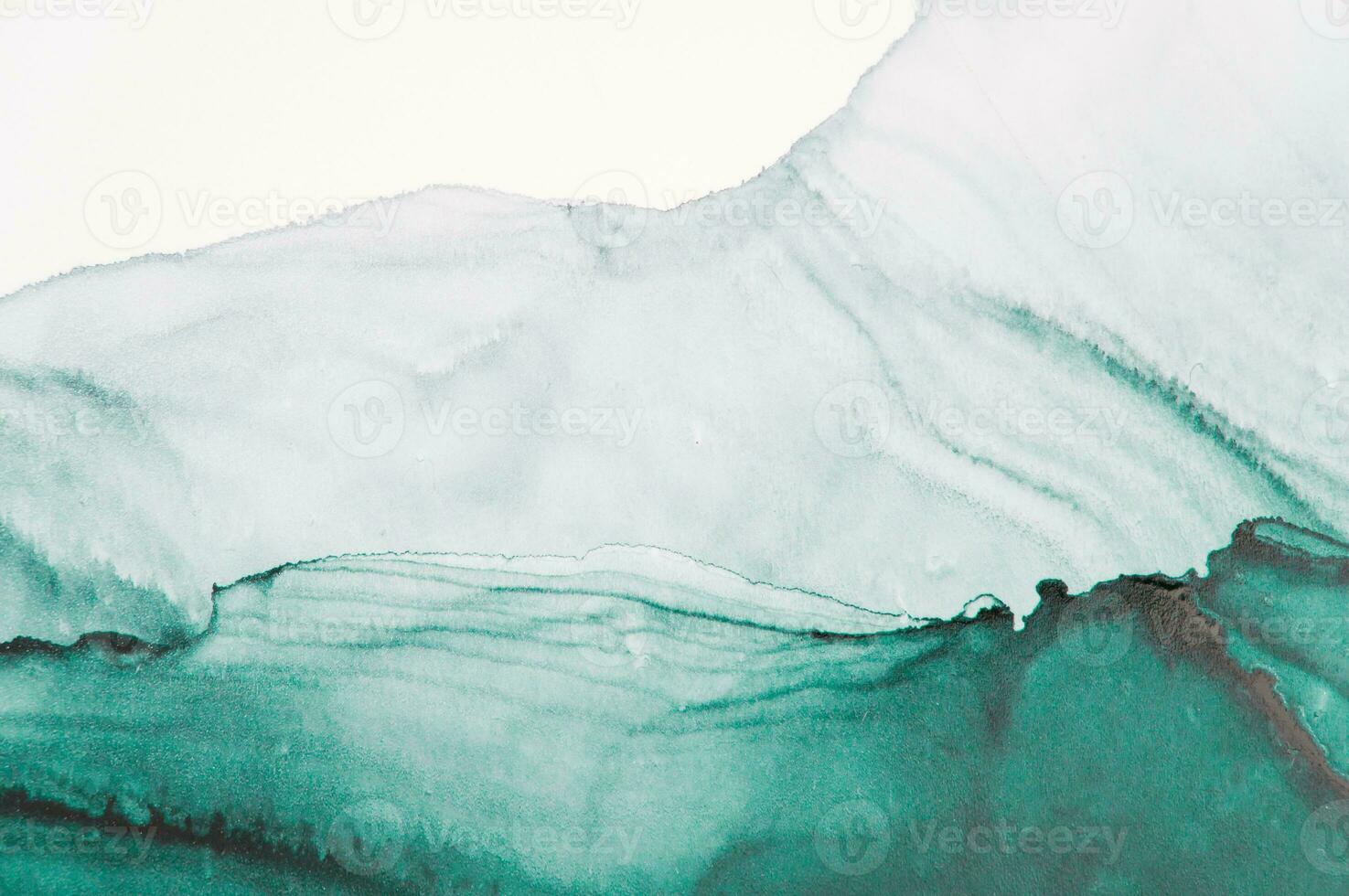 Ink colors are amazingly bright, luminous, translucent, free-flowing, and dry quickly. Abstract artwork. Trendy wallpaper. Natural pattern, luxury. Art for your design project. Transparent creativity. photo