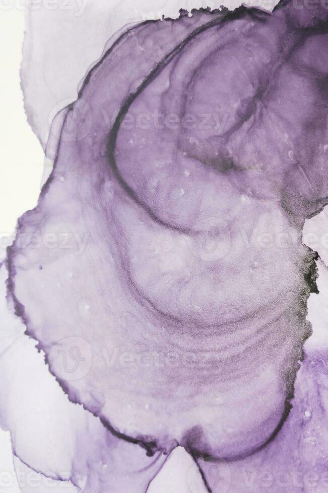 Ink colors are amazingly bright, luminous, translucent, free-flowing, and dry quickly. Abstract artwork. Trendy wallpaper. Natural pattern, luxury. Art for your design project. Transparent creativity. photo