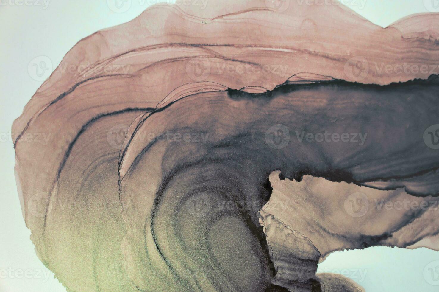 Alcohol ink. Style incorporates the swirls of marble or the ripples of agate. Abstract painting, can be used as a trendy background for wallpapers, posters, cards, invitations, websites. photo