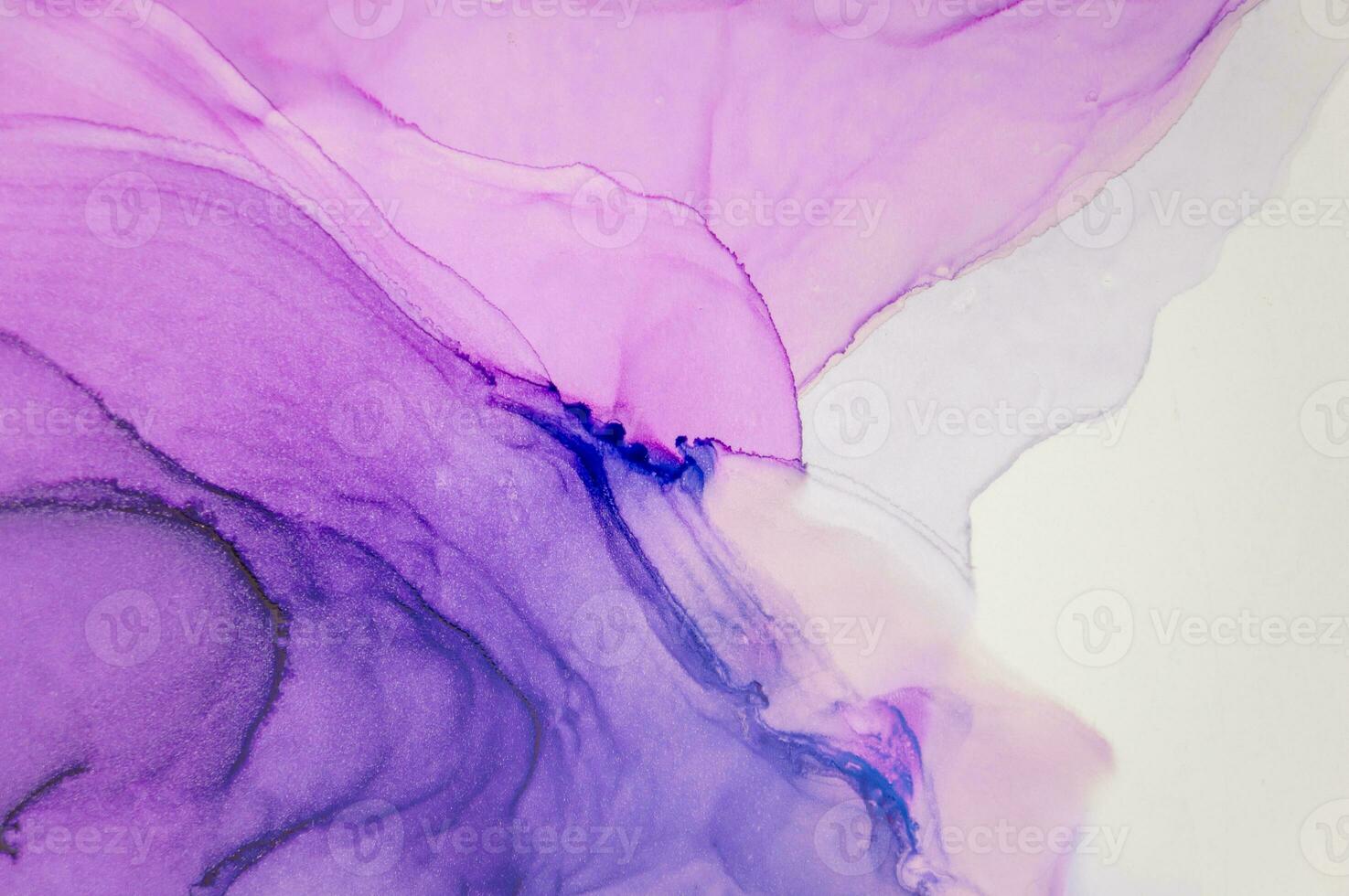 Ink colors are amazingly bright, luminous, translucent, free-flowing, and dry quickly. Abstract artwork. Trendy wallpaper. Natural pattern, luxury. Art for your design project. Transparent creativity. photo
