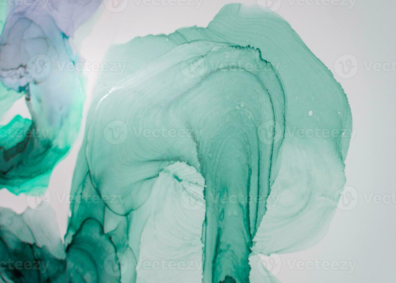 Ink colors are amazingly bright, luminous, translucent, free-flowing, and dry quickly. Abstract artwork. Trendy wallpaper. Natural pattern, luxury. Art for your design project. Transparent creativity. photo