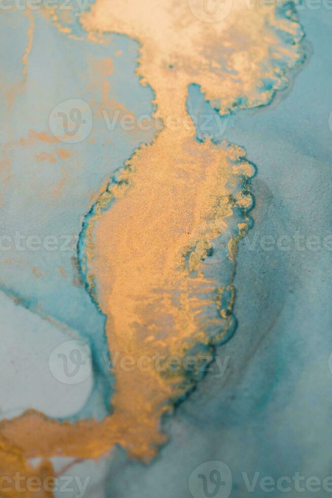 The picture is painted in alcohol ink. Creative abstract artwork made with translucent ink colors. Trendy wallpaper. Abstract painting, can be used as a background for wallpapers, posters, websites. photo