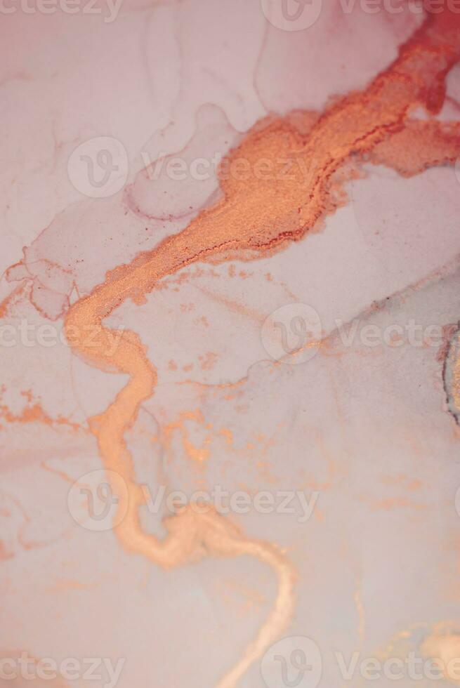 The picture is painted in alcohol ink. Creative abstract artwork made with translucent ink colors. Trendy wallpaper. Abstract painting, can be used as a background for wallpapers, posters, websites. photo