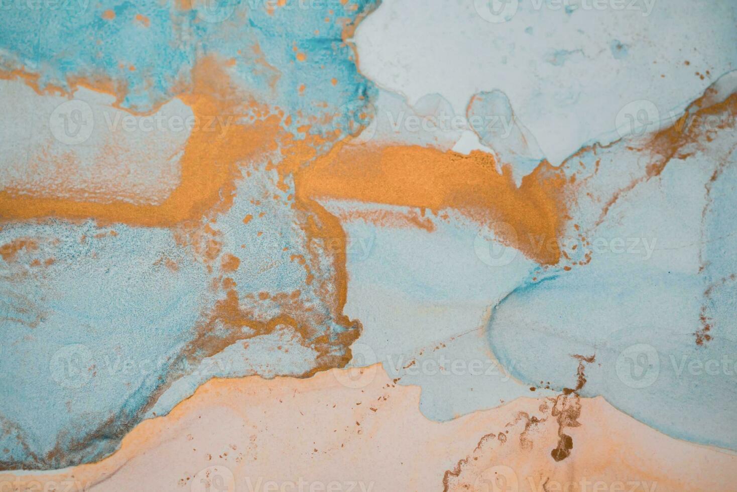 The picture is painted in alcohol ink. Creative abstract artwork made with translucent ink colors. Trendy wallpaper. Abstract painting, can be used as a background for wallpapers, posters, websites. photo