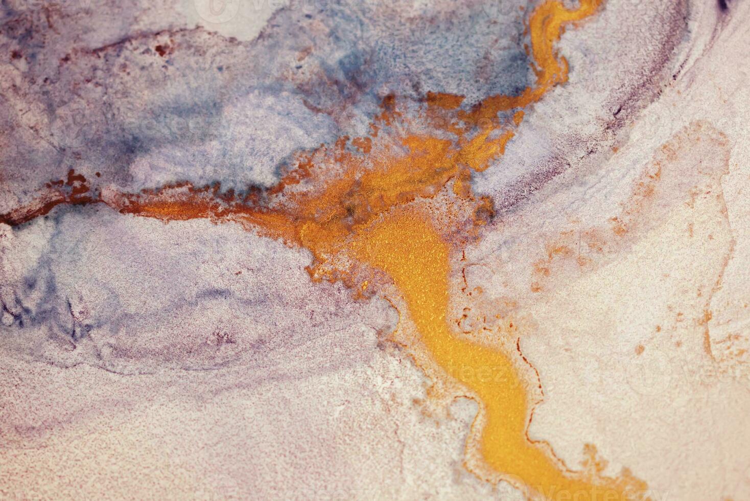 The picture is painted in alcohol ink. Creative abstract artwork made with translucent ink colors. Trendy wallpaper. Abstract painting, can be used as a background for wallpapers, posters, websites. photo