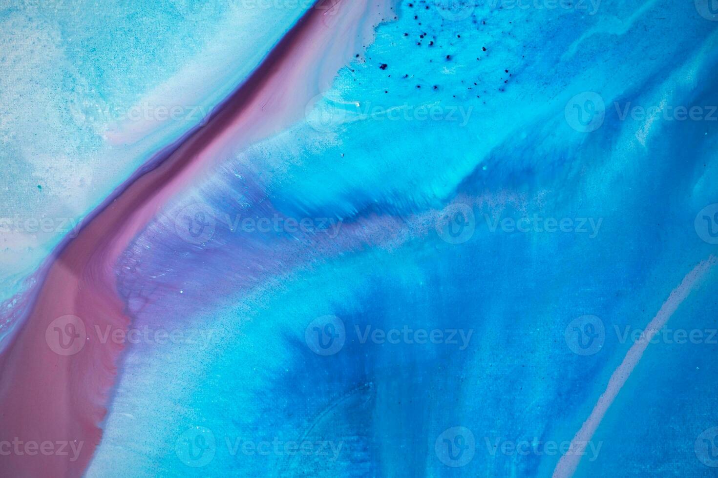 Abstract created using the technique of liquid acrylic. Purple marble texture. Abstract ethereal swirl. Trendy wallpaper. Natural pattern, luxury. Art for your design project. Transparent creativity. photo