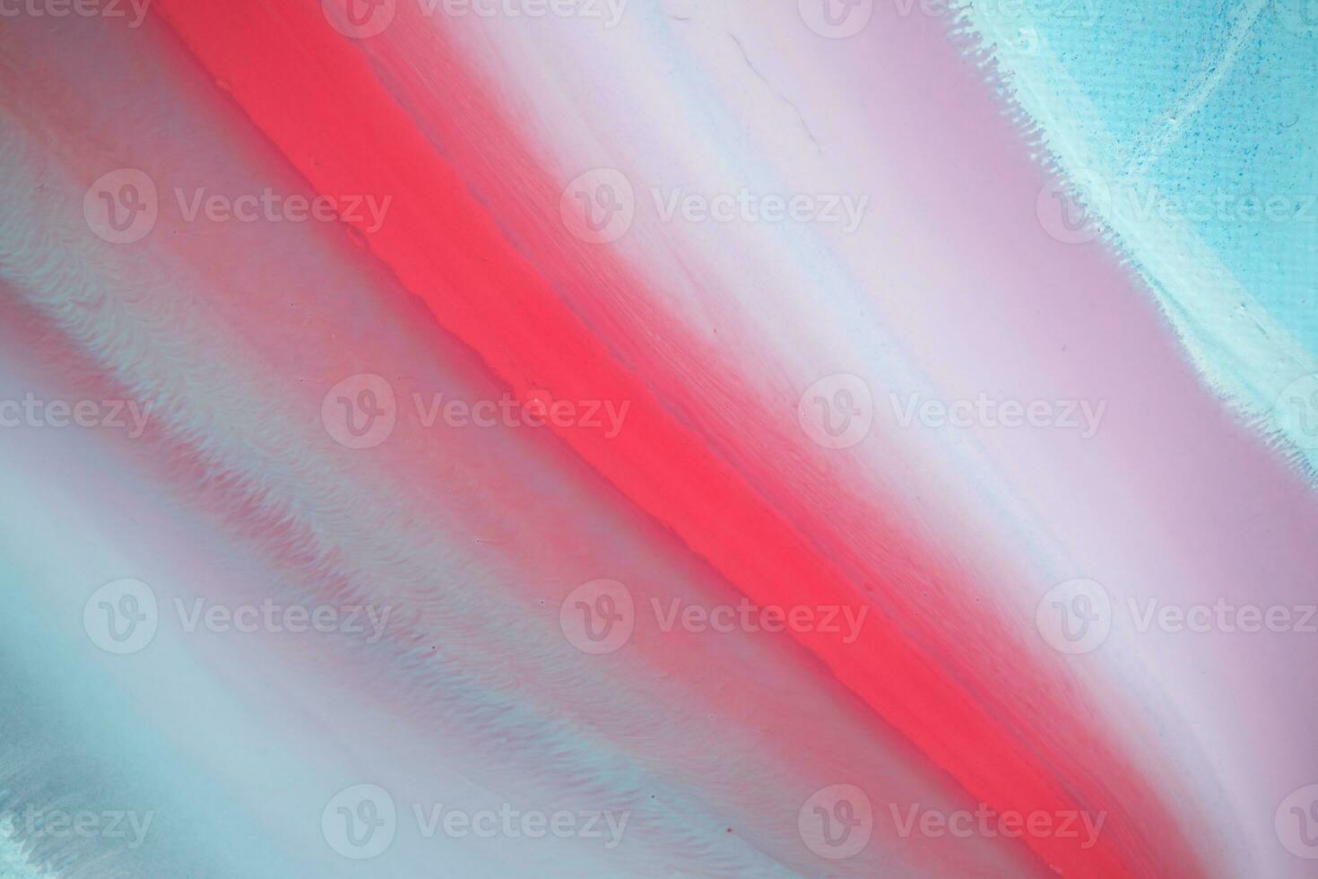 Abstract created using the technique of liquid acrylic. Macro photography of the smallest details of a panting. The panting shows how overflows of shades and colors of paint resemble space motifs. photo