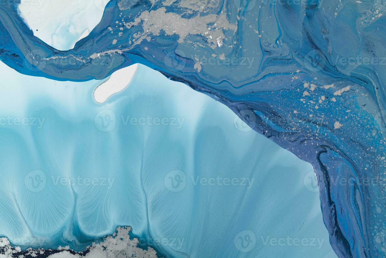 Alcohol ink. Style incorporates the swirls of marble or the ripples of agate. Abstract painting, can be used as a trendy background for wallpapers, posters, cards, invitations, websites. photo