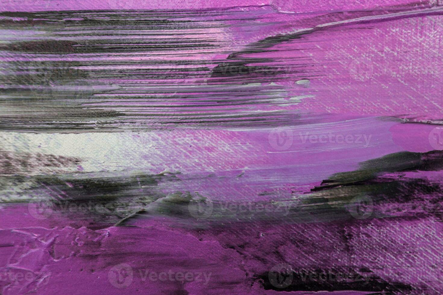 Black, gray and bronze oil painted abstract curves. Texture of brush strokes on white background. Horizontal brush layer, colorful backdrop. photo