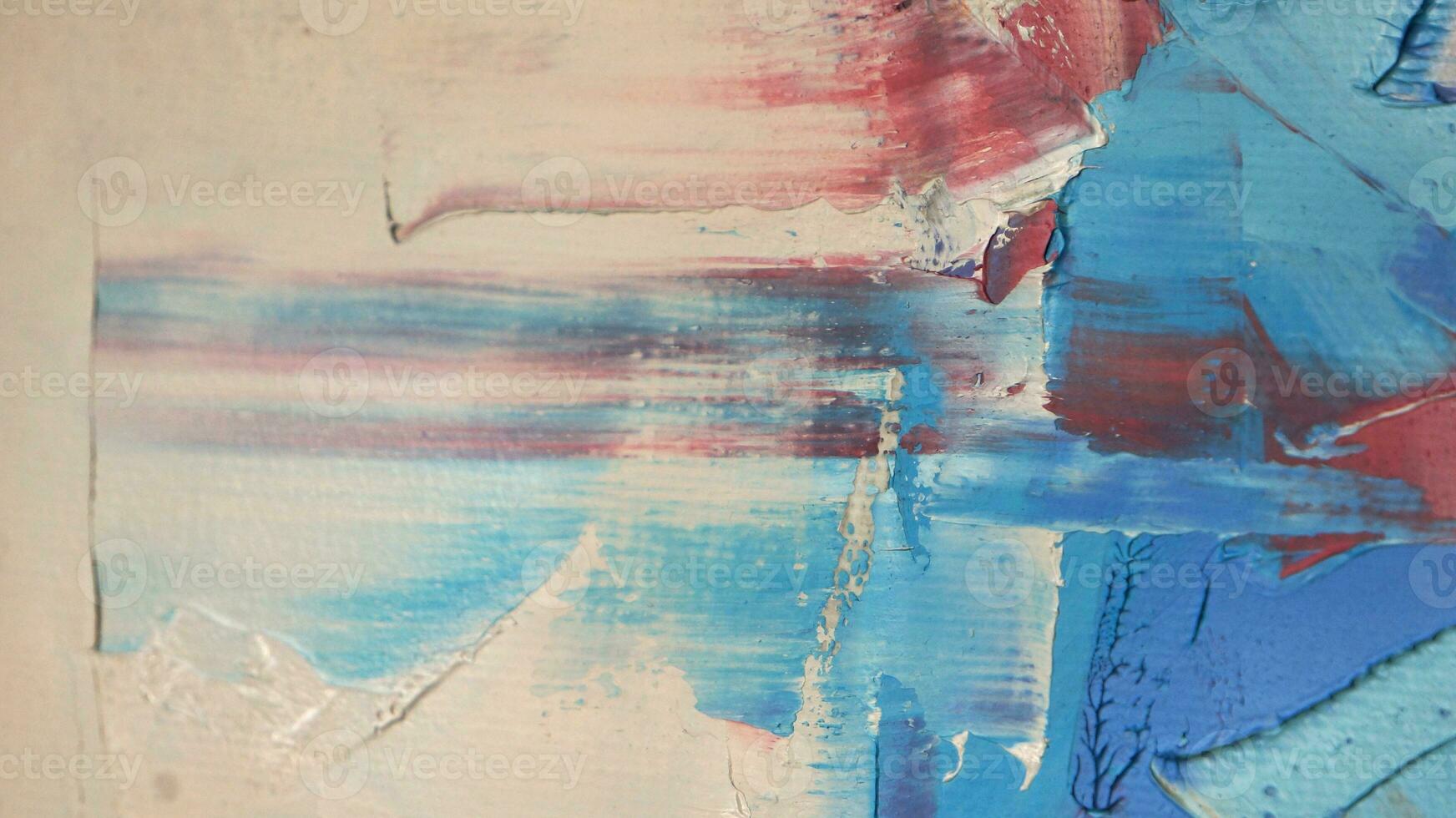 Fragment. Multicolored texture painting. Abstract art background. oil on canvas. Rough brushstrokes of paint. Closeup of a painting by oil and palette knife. Highly-textured, high quality details. photo