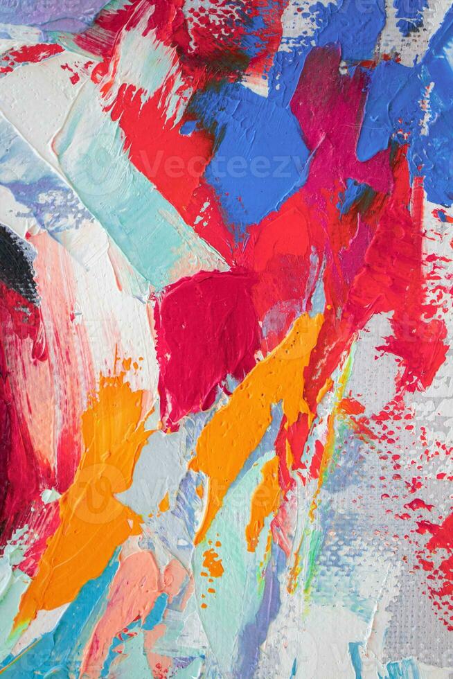 abstract oil painting with light pastel colors, oil on canvas white, marine blue and amber orange, wallpaper, background, use of palette knives, realistic hyper-detail, expressive brush strokes photo