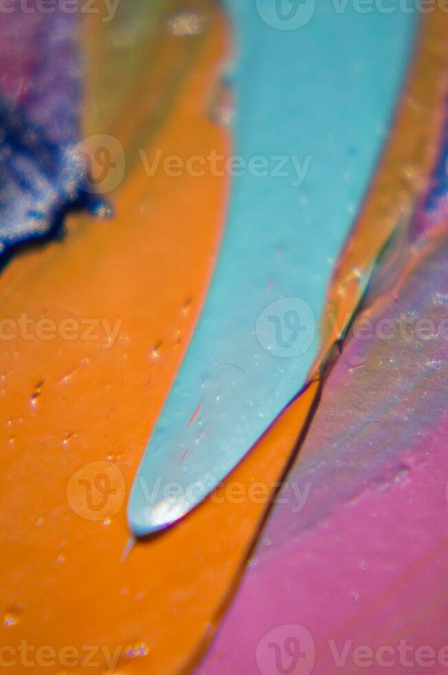 Closeup of abstract rough art painting texture, with oil brushstroke, pallet knife paint on canvas photo