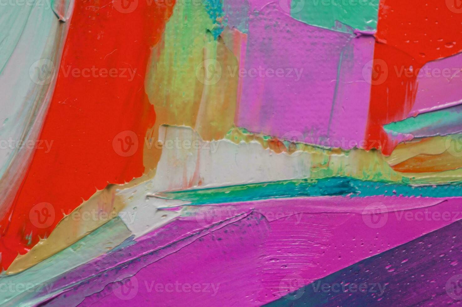 Closeup of abstract rough art painting texture, with oil brushstroke, pallet knife paint on canvas photo