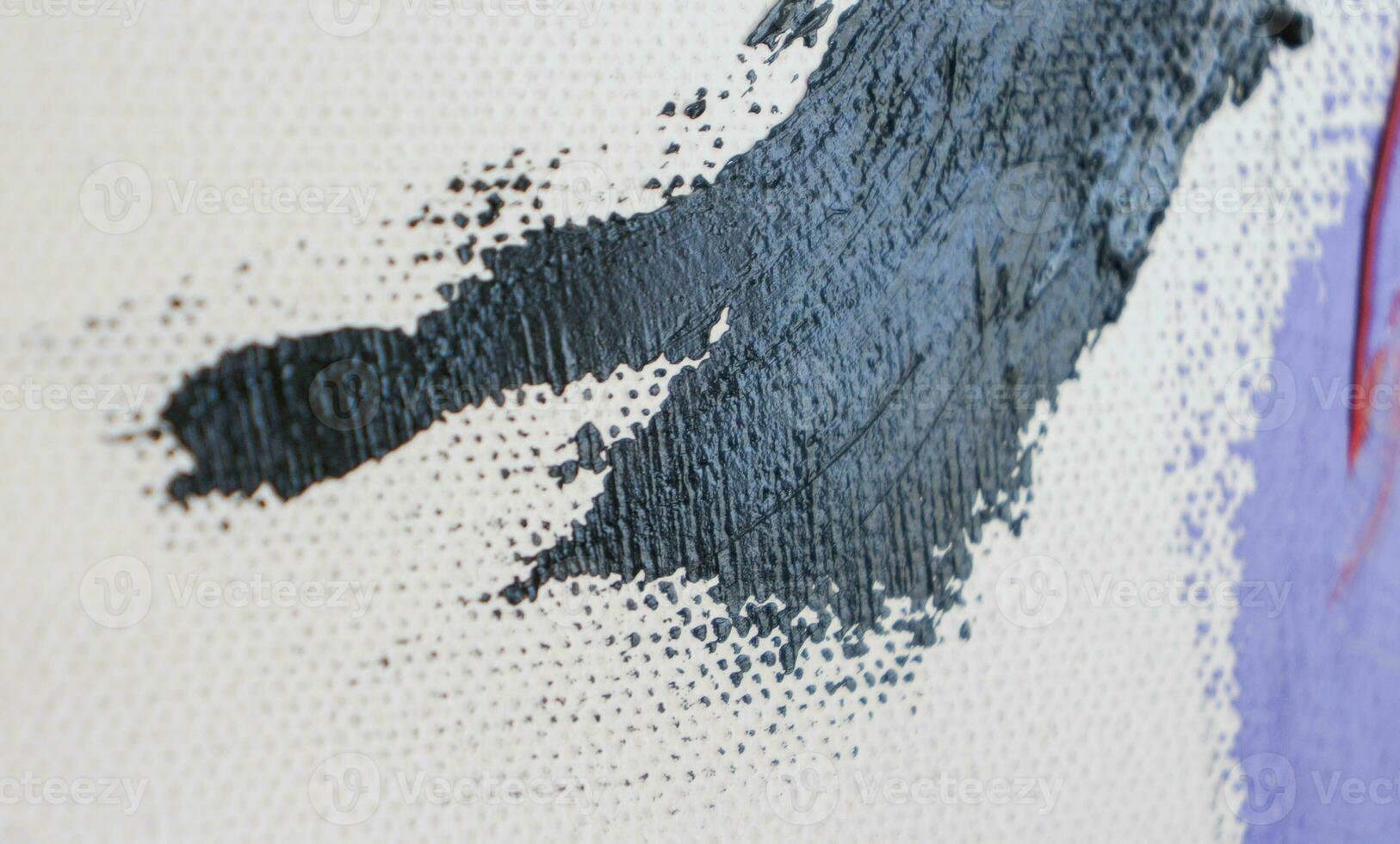 Closeup of a painting by oil and palette knife. Highly-textured, high quality details. Fragment of multicolored texture painting. Abstract art background. oil on canvas. Rough brushstrokes of paint. photo