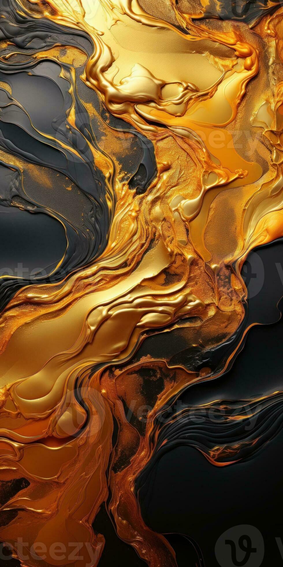 Hypnotic Steam Background. Orange Liquid, Stock Video