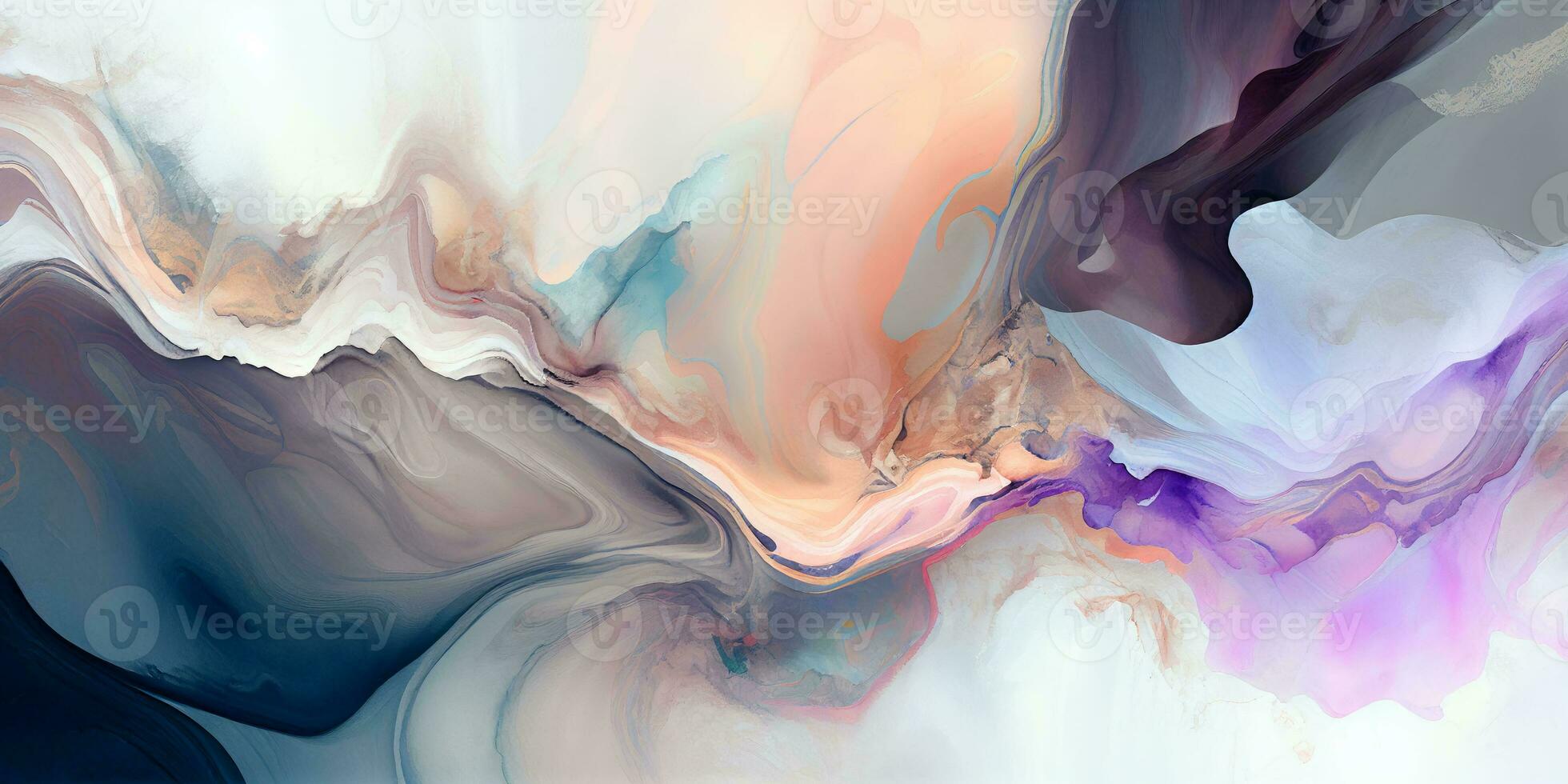 Alcohol ink abstract painting. Style incorporates the swirls of marble or the ripples of agate. Used as a trendy background for wallpapers, posters, cards, invitations, websites. photo