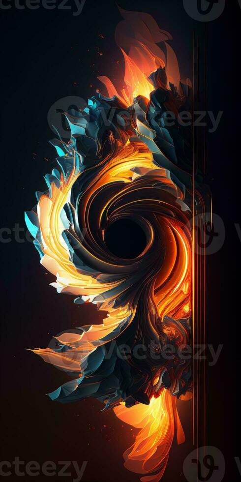Alcohol ink abstract painting. Style incorporates the swirls of marble or the ripples of agate. Used as a trendy background for wallpapers, posters, cards, invitations, websites. photo