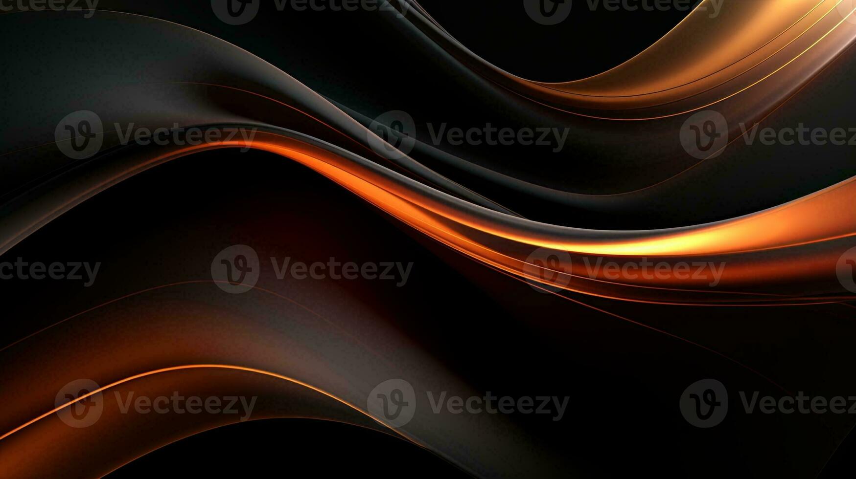 Layered texture of dark colors 3D layers. Cover layout design template. Abstract realistic decoration textured with cardboard wavy layers. Black abstract background. photo