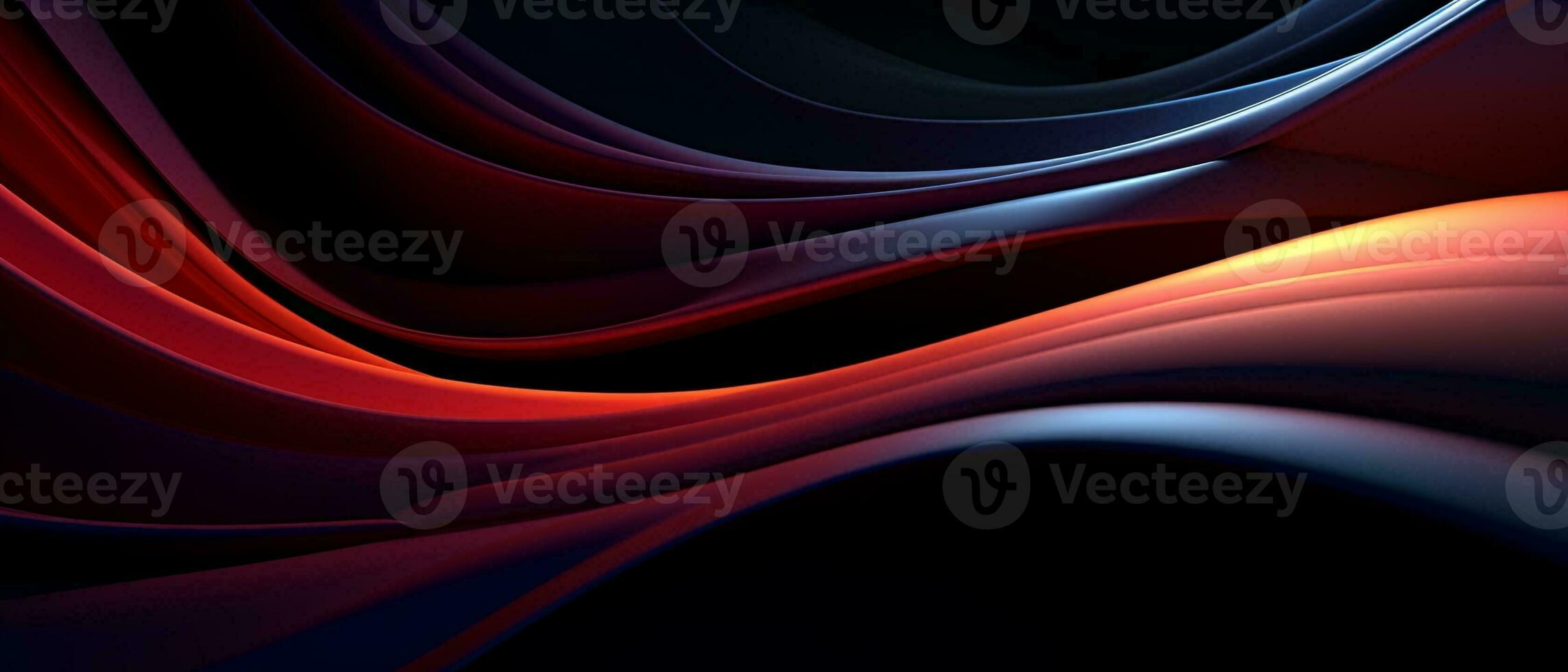 Layered texture of dark colors 3D layers. Cover layout design template. Abstract realistic decoration textured with cardboard wavy layers. Black abstract background. photo