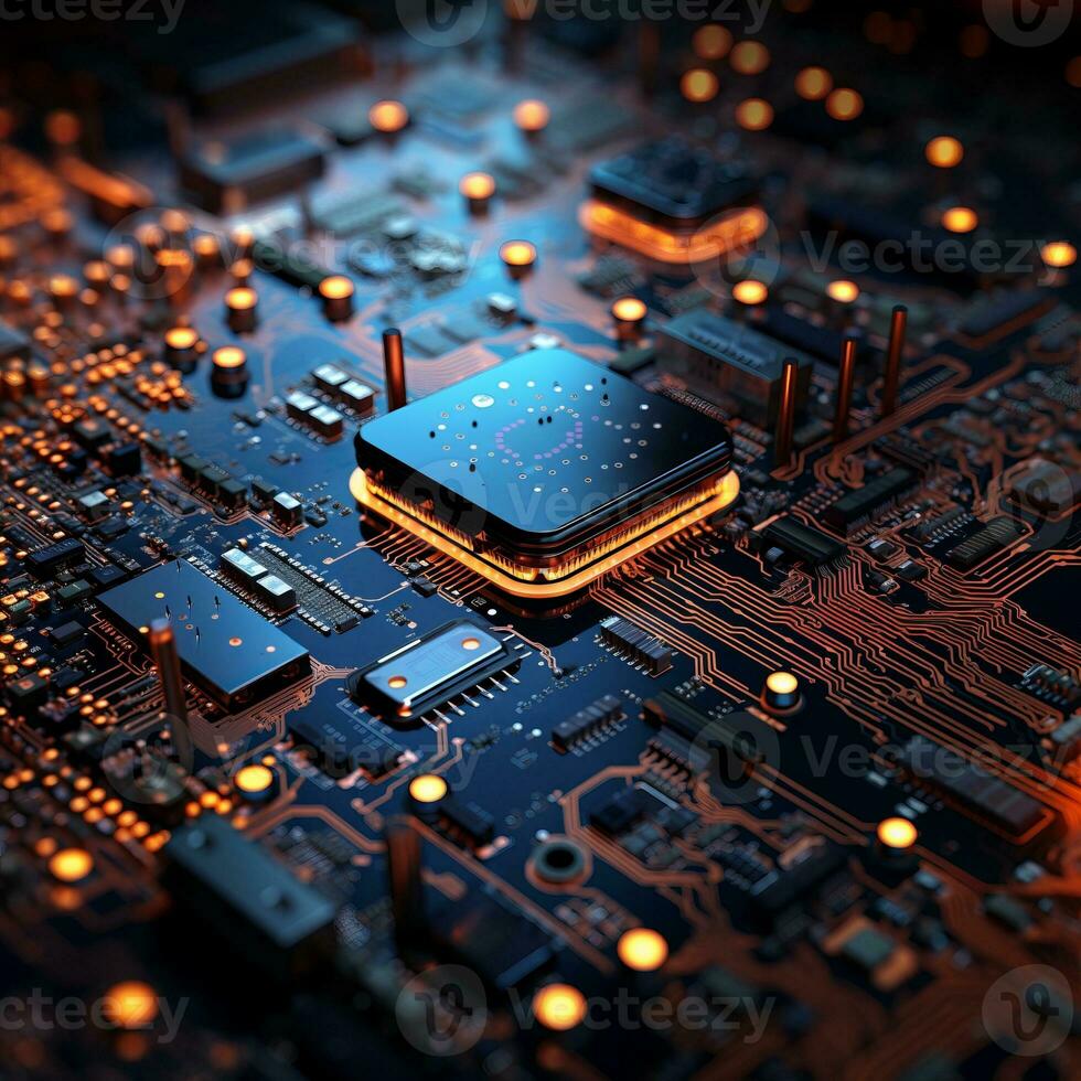 Highly Detailed, Demachine-inspired Abstract Art. Set of Electrified Abstraction. Abstract electronic highly demachine. photo