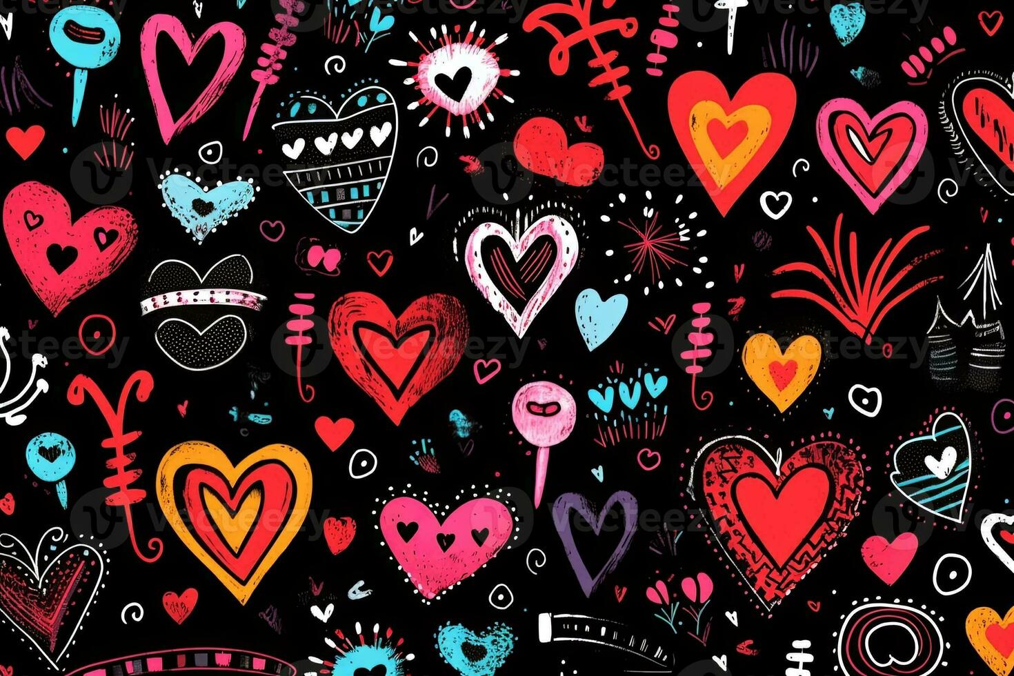 Set of Valentine's day in boho style. Illustrations of heart, flower wreath, feathers, frames and bird. Collection for valentine, card or postcard photo