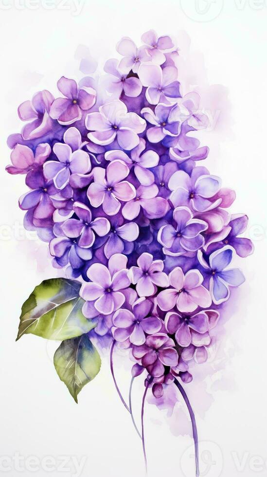 Colorful watercolor art. Isolated on white background. In a realistic manner, colorful, rainbow. Ideal for teaching materials, books and nature-themed designs. Paint splash icons. created by AI photo
