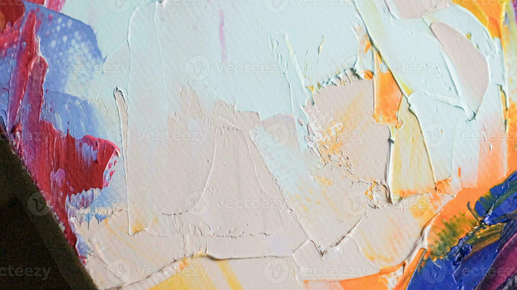 Arte petróleo y acrílico frotis mancha lona pintura pared. resumen textura rosado pastel color manchar pincelada textura antecedentes. foto