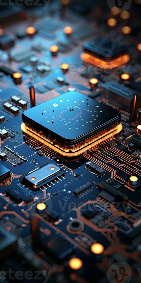 Highly Detailed, Demachine-inspired Abstract Art. Set of Electrified Abstraction. Abstract electronic highly demachine. photo