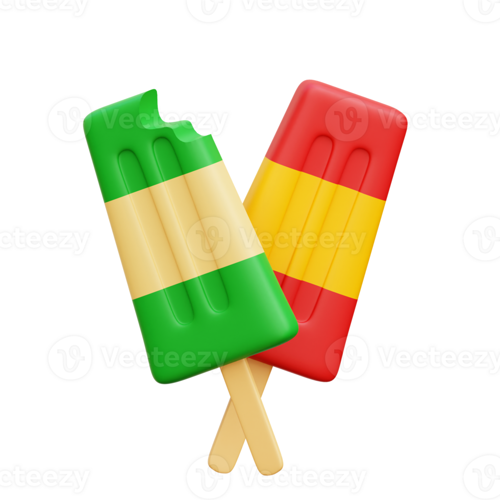 Ice cream 3d Icon Illustrations png