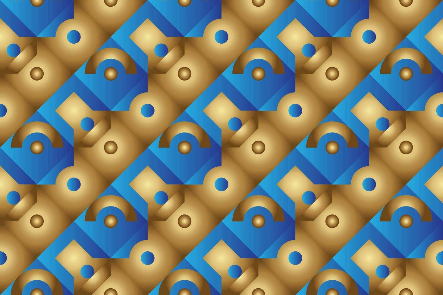 abstract seamless pattern with gold color vector