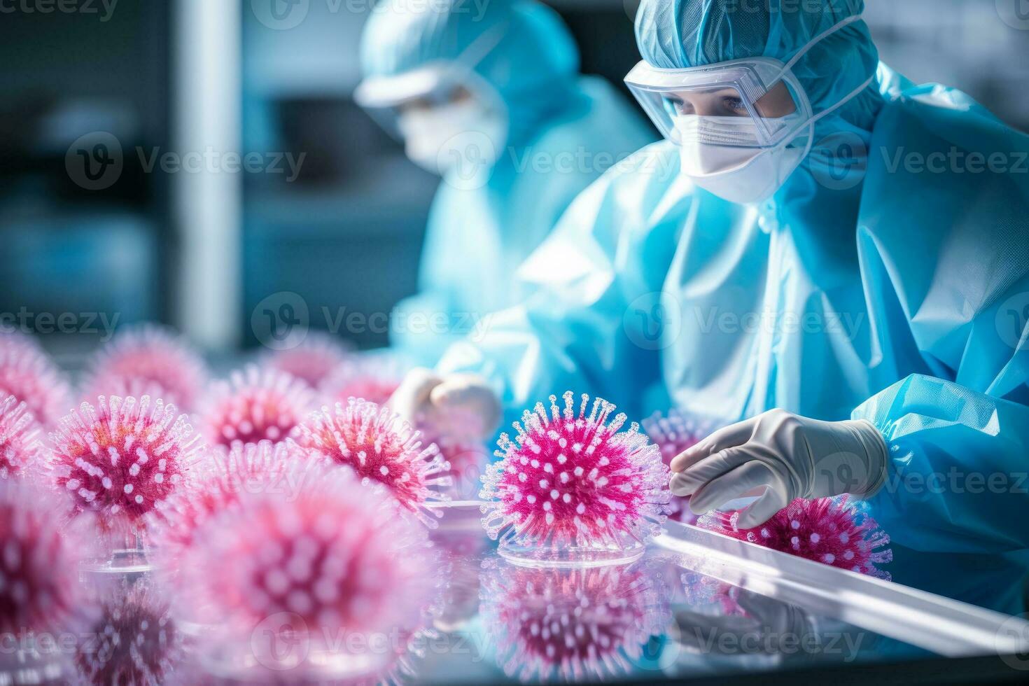 Focus on pathogen sample as researchers discuss breakthroughs in pandemic studies photo