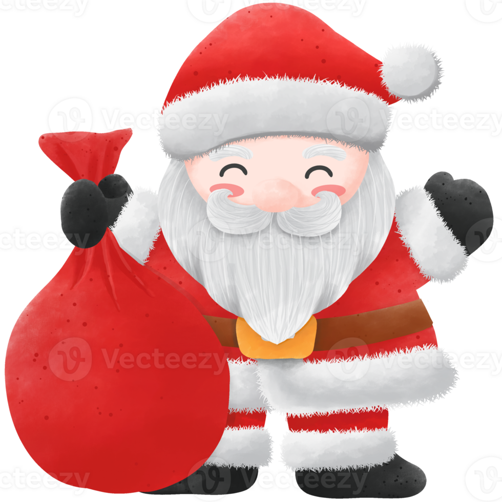 Christmas santa claus character png