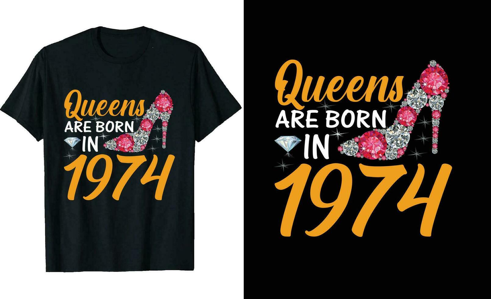 Queens are born in or Birthday t shirt design or typography tshirt design or birthday quotes or poster design or birthday vector or Dimond t shirt design